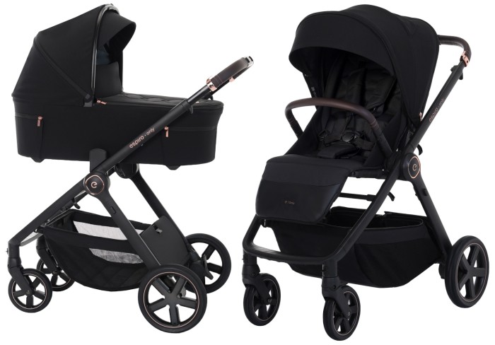 ESPIRO ONLY wózek dziecięcy 2w1 | 510 Stylish Black | kolekcja 2026