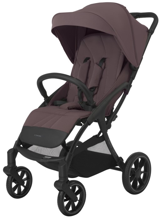dziecięcy wózek spacerowy - espiro fuel pro - kolor rushing plum - widok od przodu