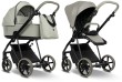 wózek dziecięcy 2w1 - roan ivi 2.0 - wersja z gondolą i spacerówką - kolor luxe grey