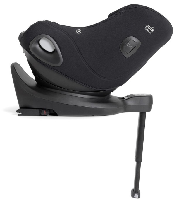 joie i-harbour pro - fotelik obrotowy na bazie isofix - kolor eclipse mesh - tyłem do kierunku jazdy - widok od boku