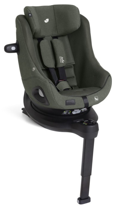 joie i-harbour pro - fotelik obrotowy na bazie isofix - kolor evergreen mesh - przodem do kierunku jazdy
