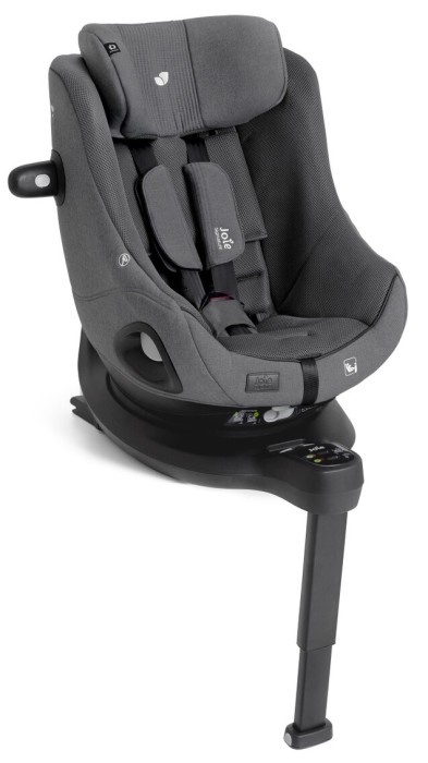 joie i-harbour pro - fotelik obrotowy na bazie isofix - kolor ebony mesh - przodem do kierunku jazdy