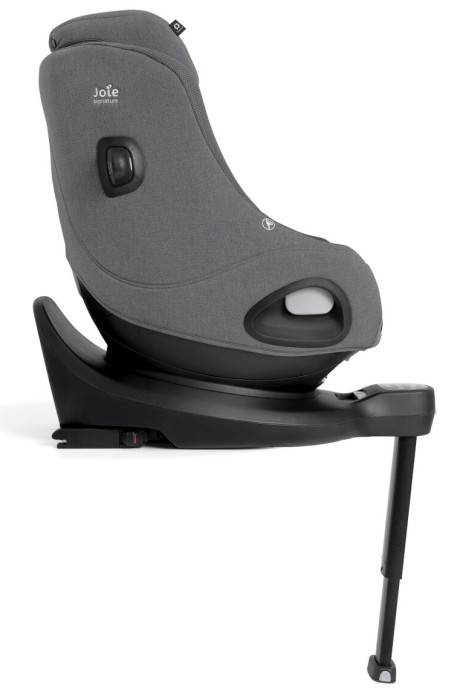 joie i-harbour pro - fotelik obrotowy na bazie isofix - kolor ebony mesh - przodem do kierunku jazdy - widok od boku