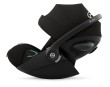 cybex cloud g3 - fotelik dla noworodka 40-87 cm - kolor magic black - bazowa pozycja oparcia - widok od boku