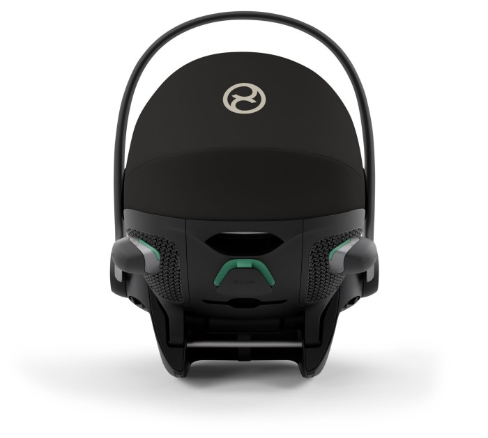 cybex cloud g3 - fotelik dla noworodka 40-87 cm - kolor magic black - widok od tyłu