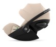 cybex cloud g3 - fotelik dla noworodka 40-87 cm - kolor almond beige - bazowa pozycja oparcia - widok od boku