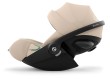 cybex cloud g3 - fotelik dla noworodka 40-87 cm - kolor almond beige - rozłożone oparcie - widok od boku