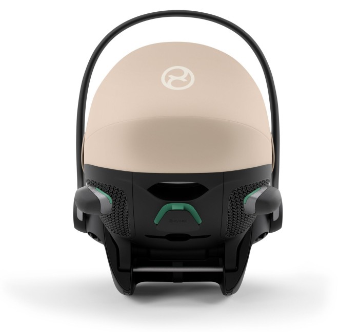cybex cloud g3 - fotelik dla noworodka 40-87 cm - kolor almond beige - widok od tyłu