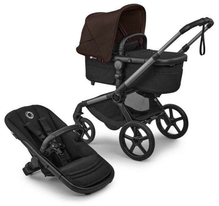 BUGABOO FOX 5 RENEW wózek dziecięcy 2w1 | Graphite / Cocoa Brown