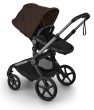 bugaboo fox 5 renew - wózek dziecięcy 2w1 - grafitowy stelaż - kolor black / cocoa brown - wersja spacerowa