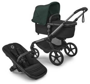 BUGABOO FOX 5 RENEW wózek dziecięcy 2w1 | Graphite / Fern Green