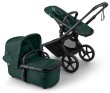 bugaboo fox 5 renew - wózek dziecięcy 2w1 - czarna rama - kolor fern green - wersja z wpiętym siedziskiem