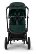 bugaboo fox 5 renew - wózek dziecięcy 2w1 - czarna rama - kolor fern green - wersja spacerowa - widok od przodu