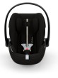 cybex cloud g3 plus - fotelik dla noworodka 40-87 cm - kolor moon black - widok od przodu