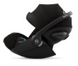 cybex cloud g3 plus - fotelik dla noworodka 40-87 cm - kolor moon black - bazowa pozycja oparcia - widok od boku