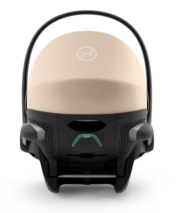 cybex cloud g3 plus - fotelik dla noworodka 40-87 cm - kolor almond beige - widok od tyłu