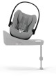 cybex cloud g3 plus - fotelik dla noworodka 40-87 cm - kolor stone grey - poglądowe zdjęcie na obrotowej bazie isofix (sprzedawana osobno)