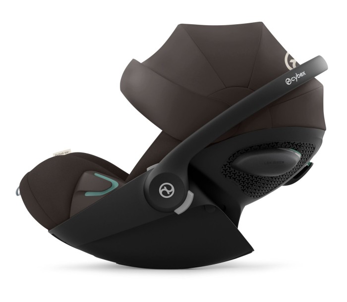 cybex cloud g3 plus - fotelik dla noworodka 40-87 cm - kolor chocolate brown - bazowa pozycja oparcia - widok od boku