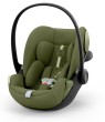 cybex cloud g3 plus - fotelik dla noworodka 40-87 cm - kolor moss green - widok pod skosem