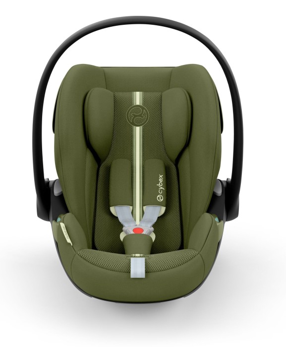 cybex cloud g3 plus - fotelik dla noworodka 40-87 cm - kolor moss green - widok od przodu