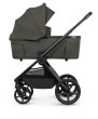 venicci upline 3 - wózek dziecięcy 2w1 - edycja limitowana hunter x venicci - kolor dark olive - wersja głęboka - widok od boku