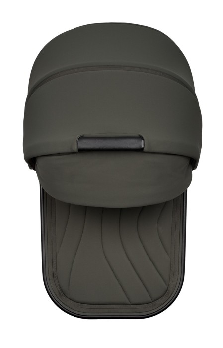 venicci upline 3 - wózek dziecięcy 2w1 - edycja limitowana hunter x venicci - kolor dark olive - gondola - widok od góry