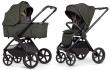 venicci upline 3 - wózek dziecięcy 2w1 - edycja limitowana hunter x venicci - kolor dark olive - wersja głęboka i spacerowa