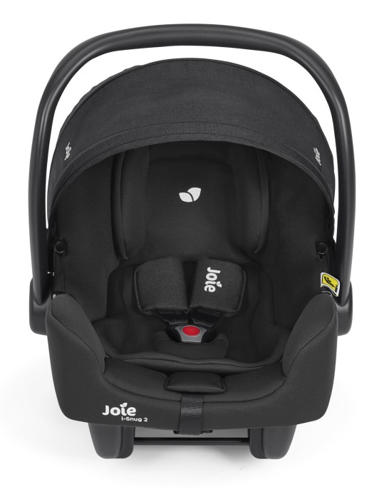 joie i-snug 2 - fotelik dla noworodka 40-75 cm - kolor raven (czarny) - widok od przodu