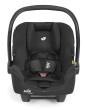 joie i-snug 2 - fotelik dla noworodka 40-75 cm - kolor raven (czarny) - widok od przodu (bez daszka)