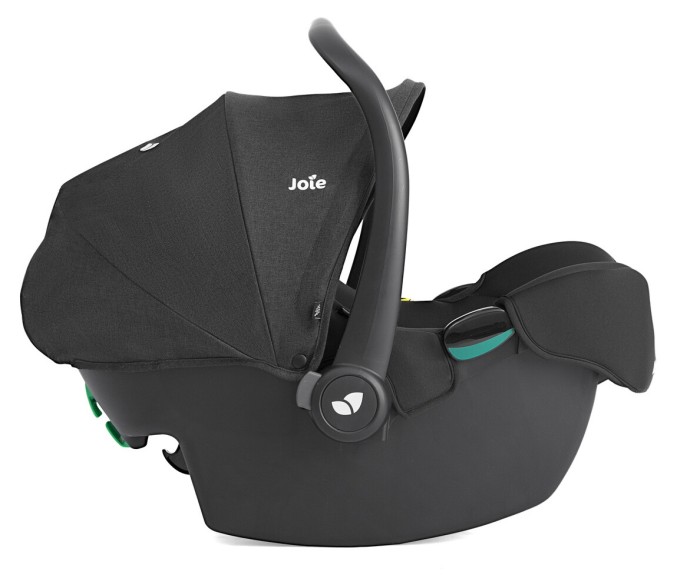 joie i-snug 2 - fotelik dla noworodka 40-75 cm - kolor raven (czarny) - widok od boku