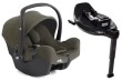 joie i-snug 2 - fotelik dla noworodka - zestaw z obrotową bazą isofix joie i-base encore - kolor fern