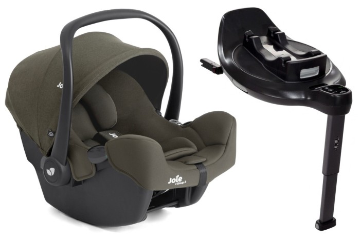 JOIE i-Snug 2 v2 | Fotelik dla noworodka | Fern | Baza ISOFIX