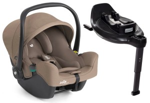 JOIE i-Snug 2 v2 | Fotelik dla noworodka | Cashew | Baza ISOFIX