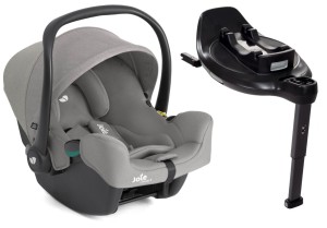 JOIE i-Snug 2 v2 | Fotelik dla noworodka | Quartz | Baza ISOFIX