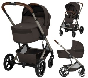 CYBEX BALIOS wózek 2w1 ze składaną gondolą | Chocolate Brown | 2026