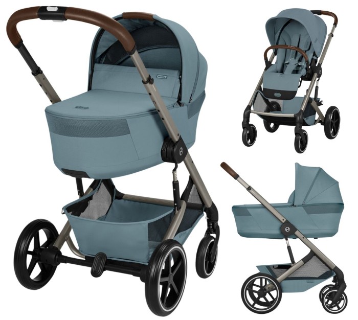 CYBEX BALIOS wózek 2w1 ze składaną gondolą | Stormy Blue | 2026
