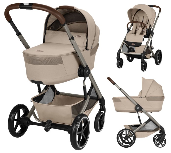 CYBEX BALIOS wózek 2w1 ze składaną gondolą | Almond Beige