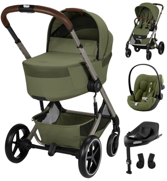 CYBEX BALIOS wózek 3w1 z fotelikiem Cloud G3 | Moss Green | 2026