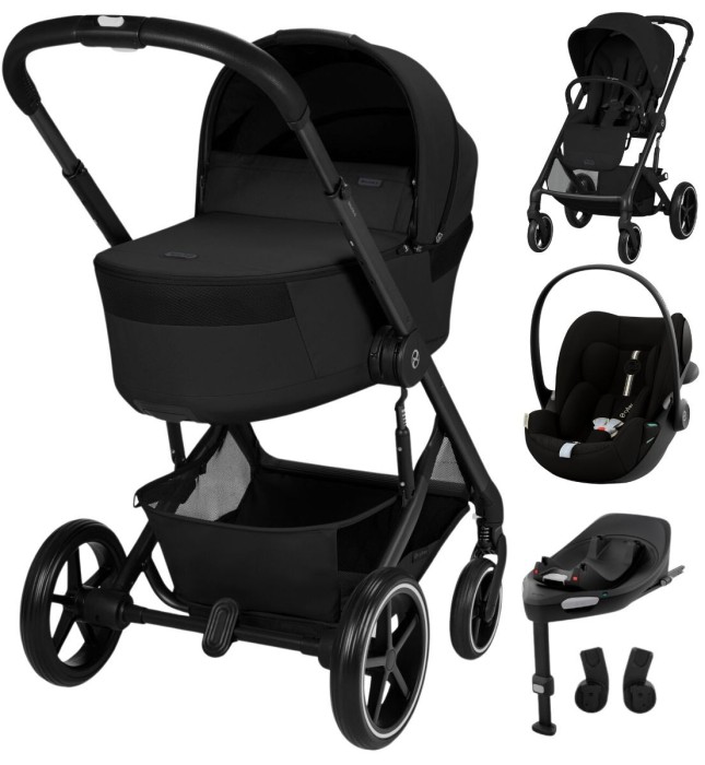 CYBEX BALIOS wózek 3w1 z fotelikiem Cloud G3 | Moon Black | 2026 