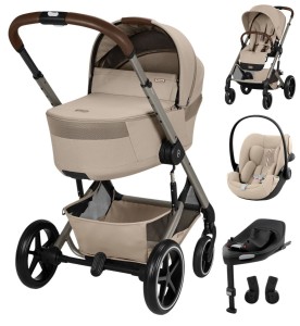 CYBEX BALIOS wózek 3w1 z fotelikiem Cloud G3 | Almond Beige | 2026