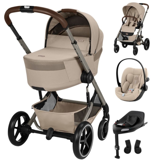 CYBEX BALIOS wózek 3w1 z fotelikiem Cloud G3 | Almond Beige