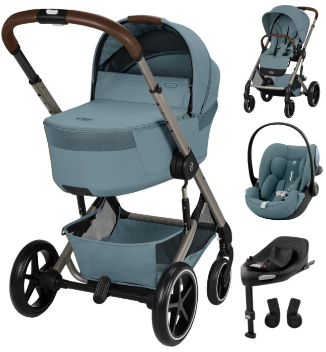 CYBEX BALIOS wózek 3w1 z fotelikiem Cloud G3 | Stormy Blue | 2026 