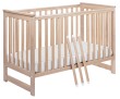 Łóżeczko drewniane Yoonco IWI z barierką - Natural - 3