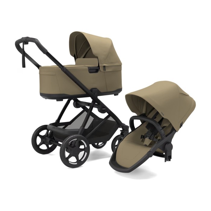 Thule Charm Fade Khaki wózek dziecięcy 2w1 z gondolą i spacerówką
