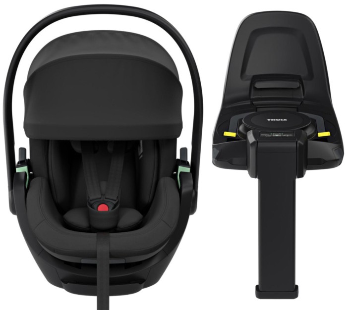 Thule Maple Black fotelik dla noworodka z bazą ISOFIX