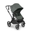 bugaboo cub - wózek dziecięcy 2w1 - wersja spacerowa, przodem do kierunku jazdy - widok pod skosem - kolor forest green (zielony)