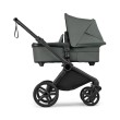 bugaboo cub - wózek dziecięcy 2w1 - wersja głęboka - widok od boku - kolor forest green (zielony)