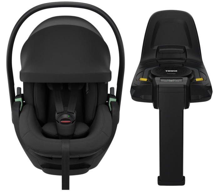 THULE MAPLE CONNECT fotelik dla noworodka z bazą ISOFIX | Black