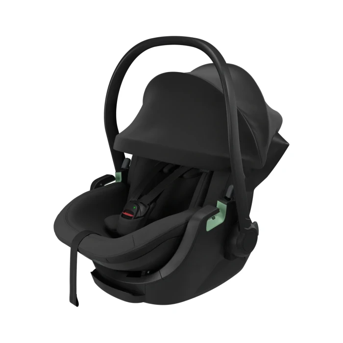 Thule Maple Connect kolor Black widok na fotelik ze rozłozoną budką