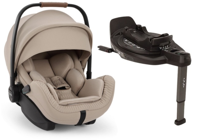 NUNA ARRA FLEX fotelik dla niemowląt | wysuwana baza ISOFIX | Cosmopolitan